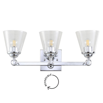 Marion Hurricane Metal/Glass Vanity - JONATHAN Y